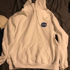 White NASA Logo hoodie